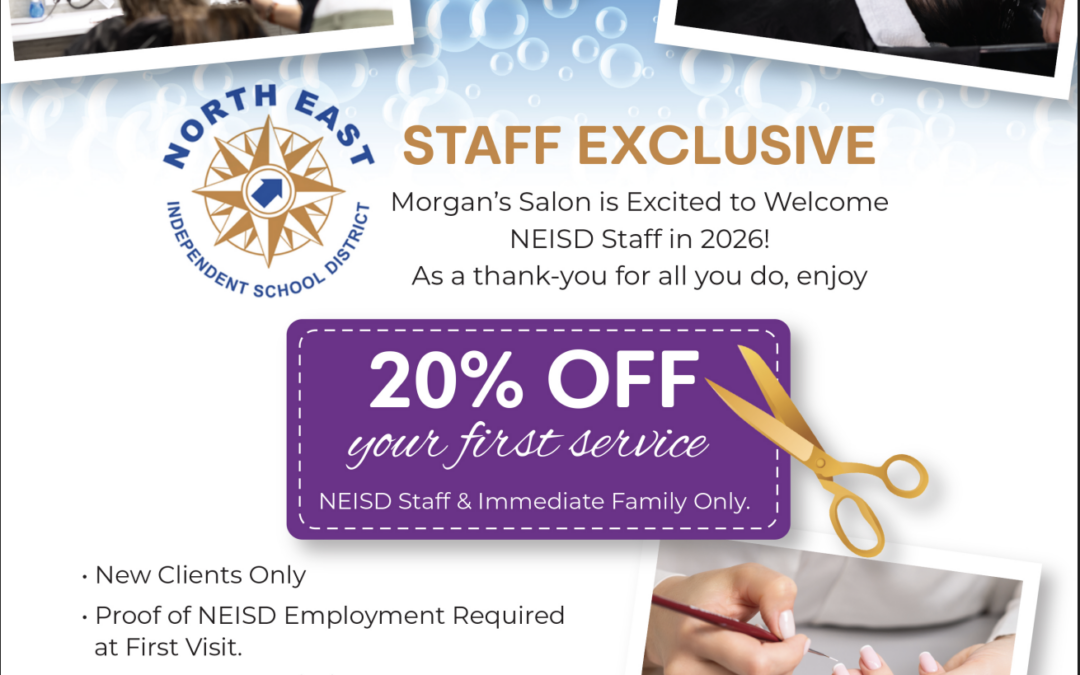 Morgan’s Salon- Come relax, refresh and let our team take care of you!