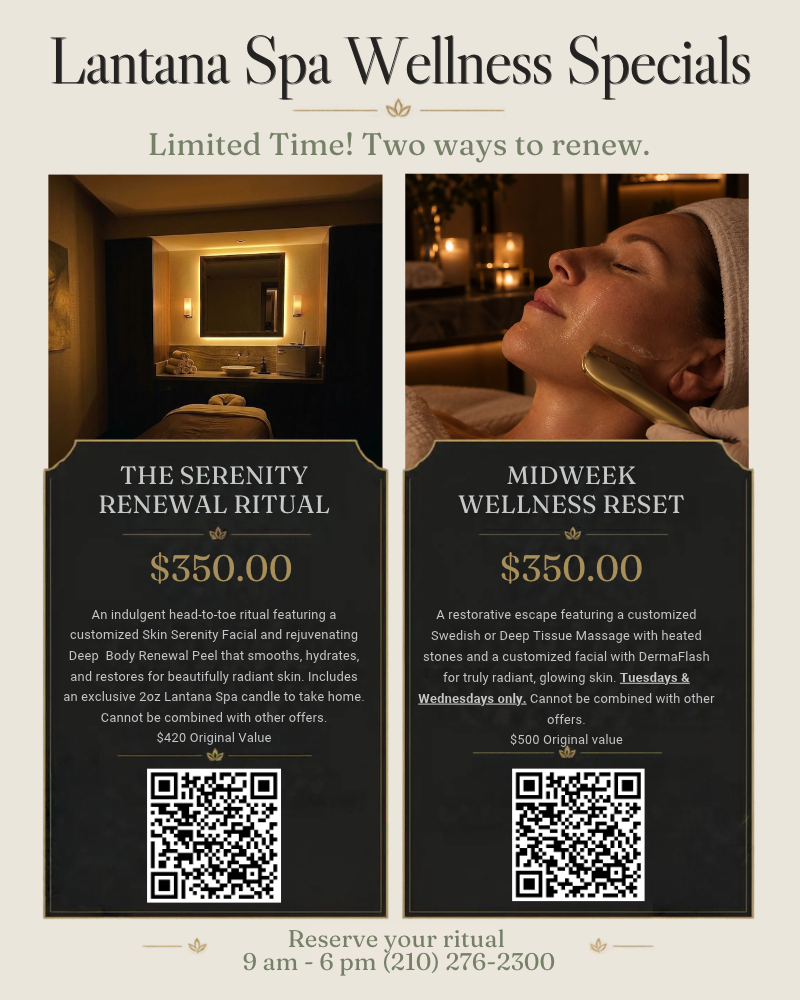 Lantana Spa Wellness Flyer 2026